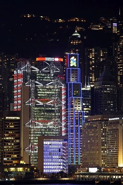 HSBC Bank building on the Hong Kong Skyline