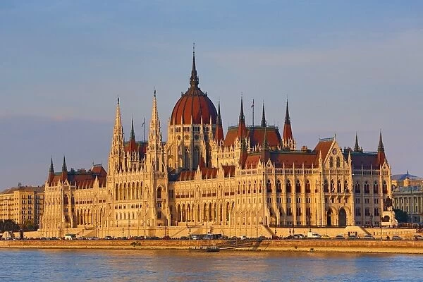 The Hungarian Parliament Building, the Orszaghaz, in Budapest, Hungary