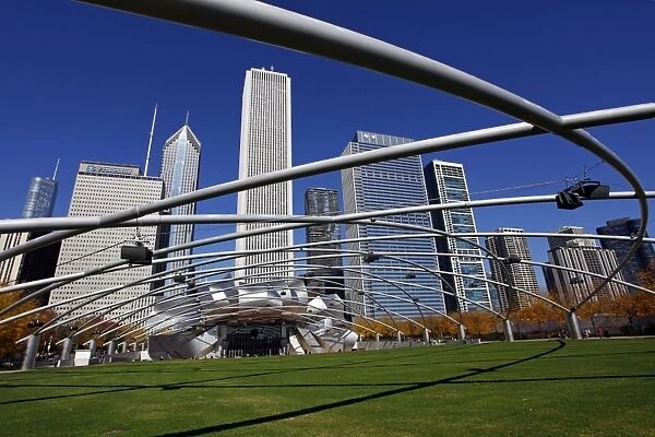 Jay Pritzker Pavilion, Chicago, Illinois, America