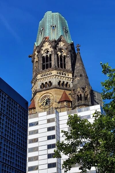 Kaiser Wilhelm Memorial Church the Gedachtniskirche in Berlin, Germany