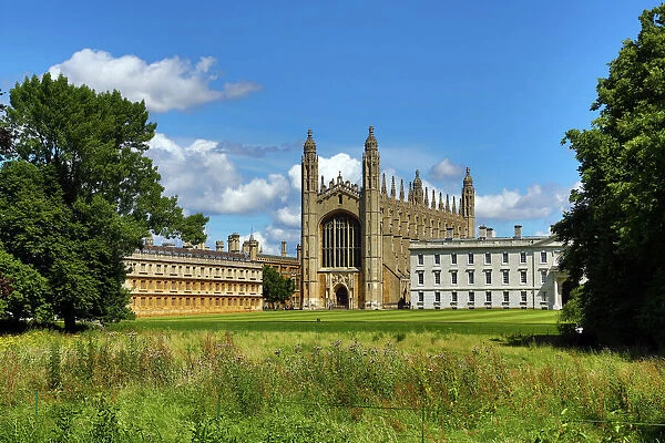 Kings College and the Backs, Cambridge, England, UK