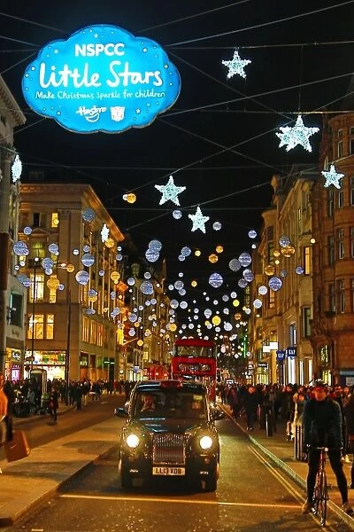Little Stars Oxford Street Christmas Lights, London