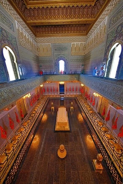 Mausoleum and tomb of Sultan Mohammed V in Rabat, Morocco