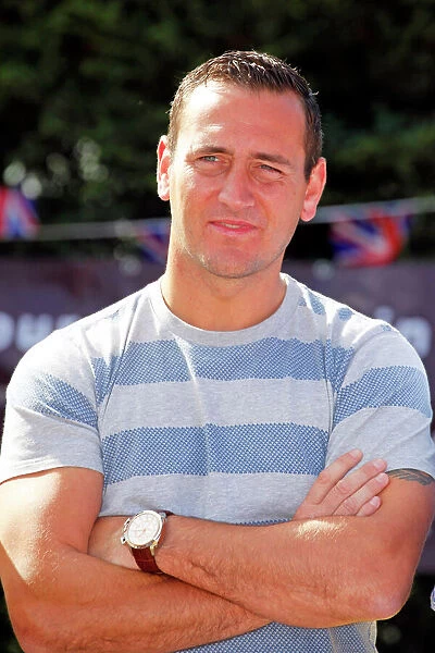 Will Mellor at the World Custard Pie Championships 2012