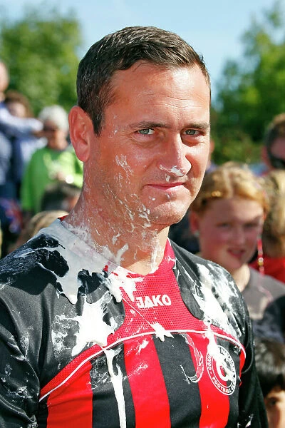 Will Mellor at the World Custard Pie Championships 2012