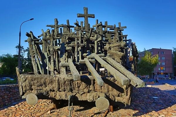 Monument to the Fallen and Murdered in the East in Warsaw, Poland