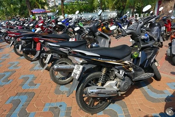 Motorcycles in Pattaya, Thailand