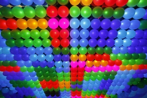 Multi-coloured LED light display