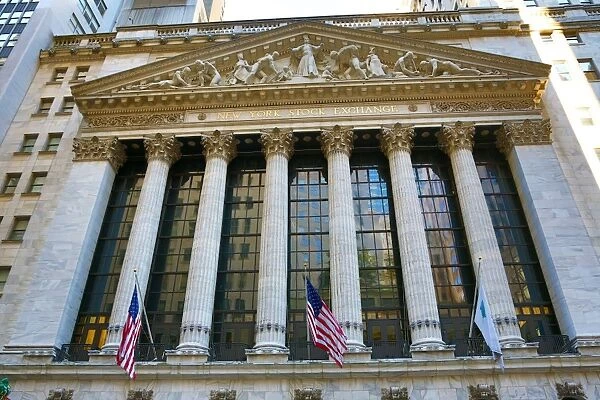 New York Stock Exchange on Wall Street, New York. America