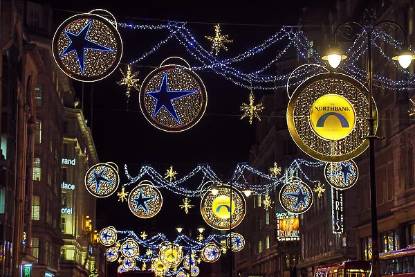Northbank Christmas lights switched on in The Strand, London