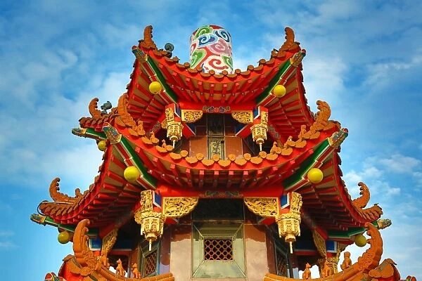 Pagoda on the North Pole Pavilion, Lotus Pond, Kaohsiung, Taiwan