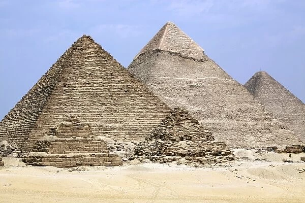 The Pyramids of Giza in Cairo, Egypt