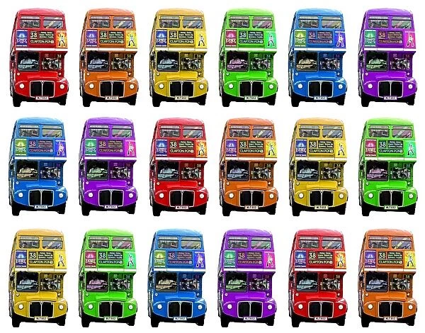 Rainbow London Double-Decker Routemaster Bus Souvenir
