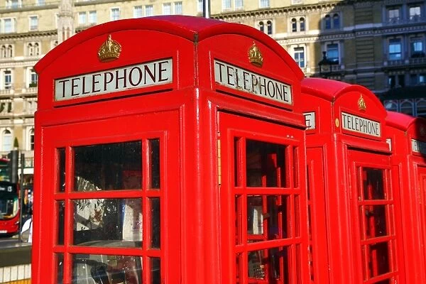 Red London Telephone Box, London, England