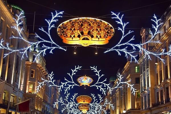 Regent Street Christmas Lights switched on, London, England
