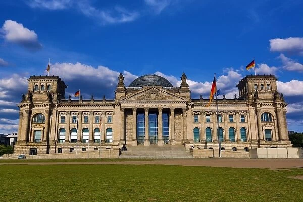 The Reichstag Building in Berlin, Germany