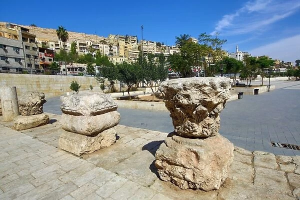 Ruins on the Hashemite Plaza in the Old City, Amman, Jordan