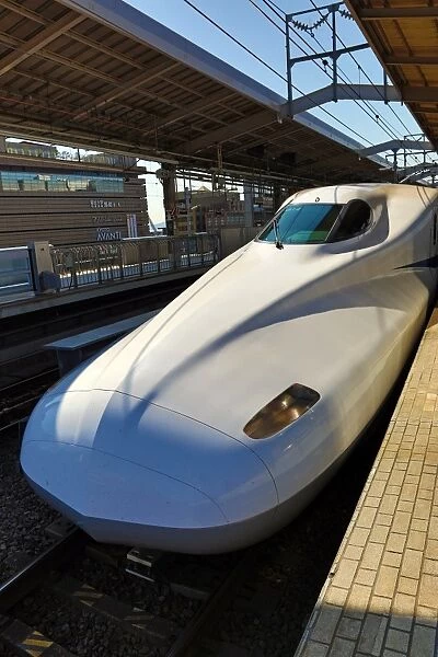 Shinkansen Train at Kyoto Railway Station, Kyoto, Japan