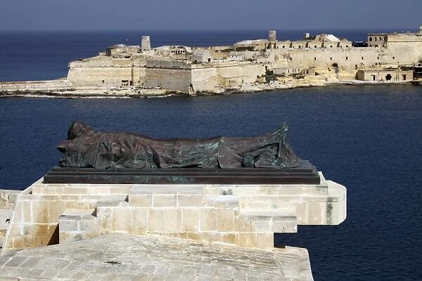 The Siege Bell monument, Valletta, Malta