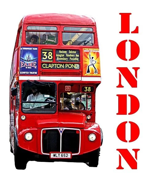 Souvenir Red London Double-Decker Routemaster Bus