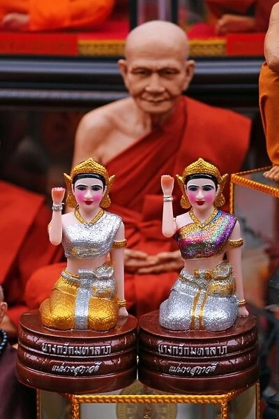 Souvenirs in Wat Ratchanatdaram Temple, Bangkok, Thailand