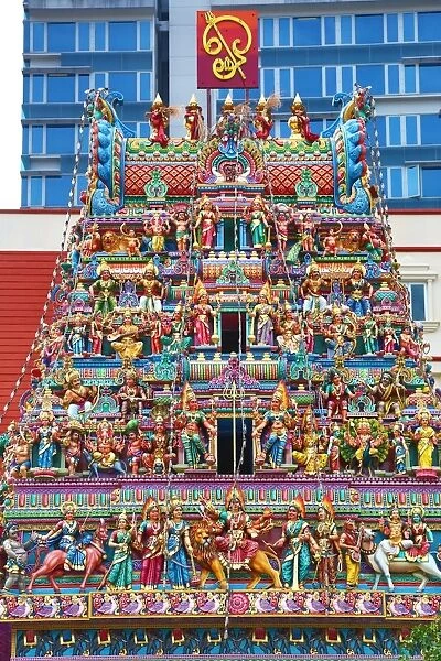 Sri Veeramakaliamman Hindu Temple in Singapore, Republic of Singapore