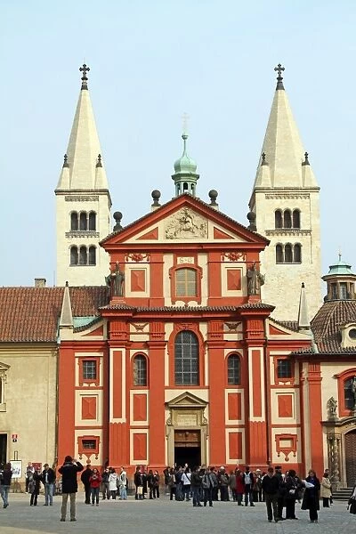 St. Georges Basilica at Prague Castle in Prague