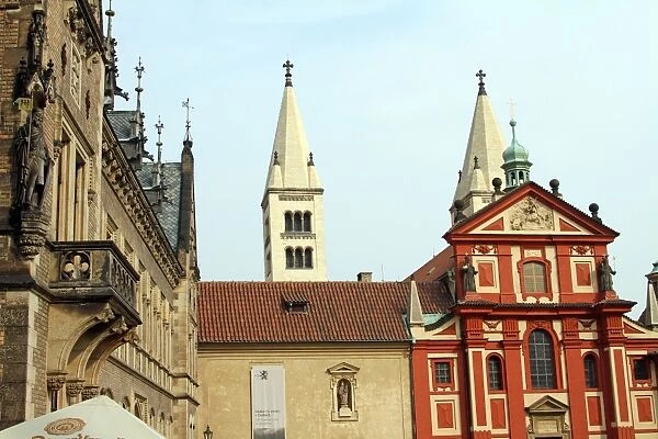 St. Georges Basilica at Prague Castle in Prague