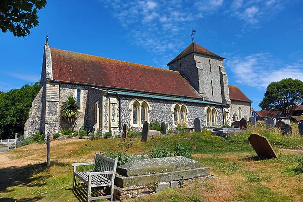 St Margarets Church in the village of Rottingdean, East Sussex, England, United