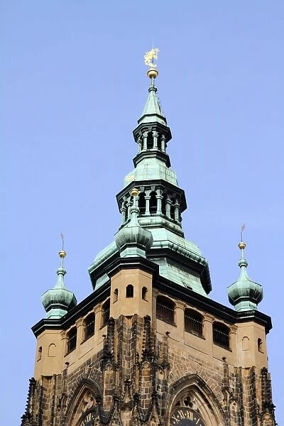 St. Vitus Cathedral in Prague Castle in Prague