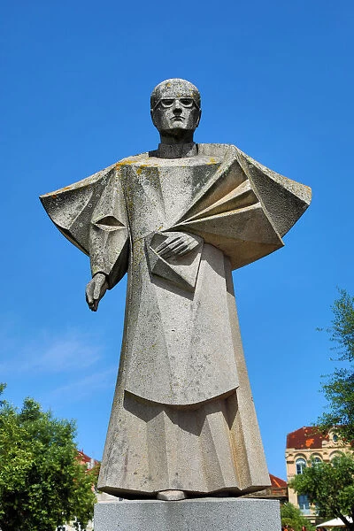 Statue of Antonio Ferreira Gomes, Porto, Portugal