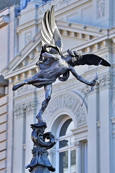 Statue of Eros in Piccadilly Circus, London