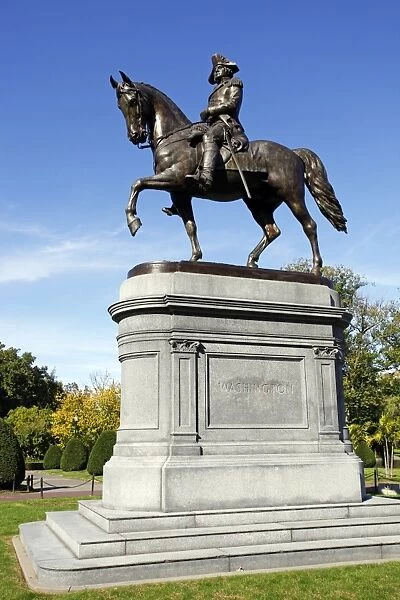 Statue of George Washington in Boston, Massachusetts