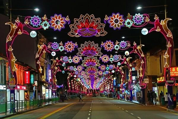 Street lights for Diwali in Singapore, Republic of Singapore