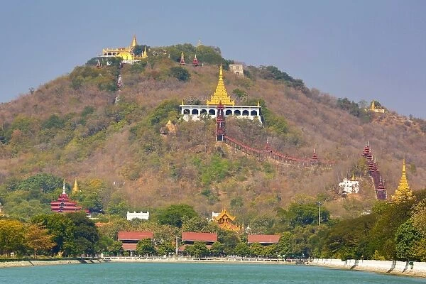 Su Taung Pyi Pagoda on Mandalay Hill, Mandalay, Myanmar (Burma)