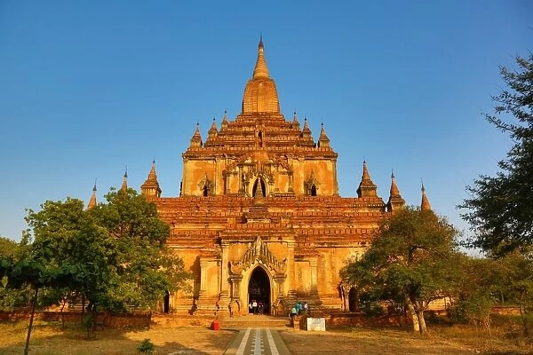 Sulamani Guphaya Temple Pagoda on the Plain of Bagan, Bagan, Myanmar (Burma)