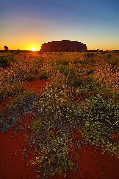 Sunrise at Uluru, Ayers Rock, Uluru-Kata Tjuta National Park, Northern Territory