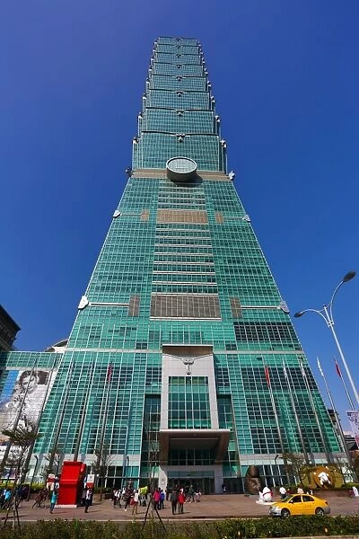 The Taipei 101 skyscraper tower, Taipei, Taiwan