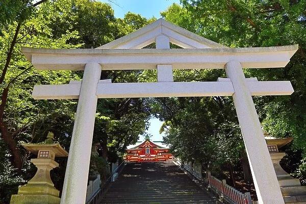 Torii Gate at the Hie-Jinja Shrine, Tokyo, Japan