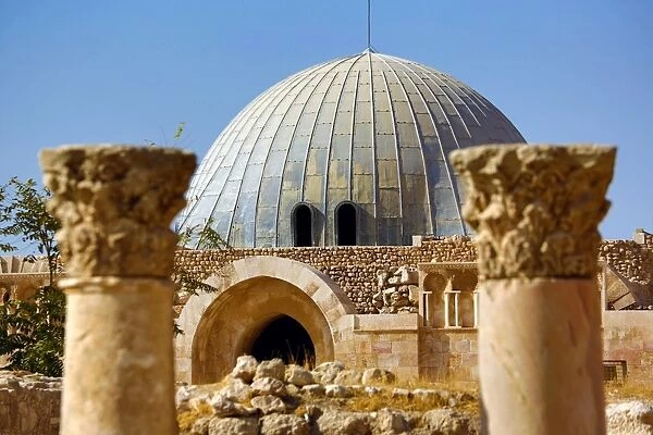 The Umayyad Palace in the Amman Citadel, Jabal Al-Qala, Amman, Jordan