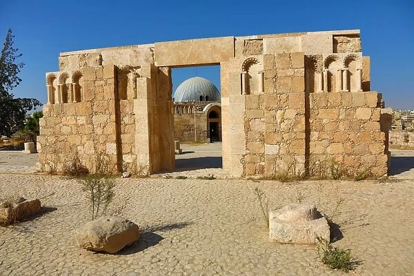 The Umayyad Palace in the Amman Citadel, Jabal Al-Qala, Amman, Jordan