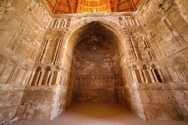 Umayyad Palace interior in the Amman Citadel, Jabal Al-Qala, Amman, Jordan