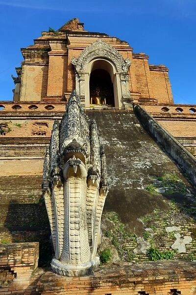 Wat Chedi Luang temple, Chiang Mai, Thailand