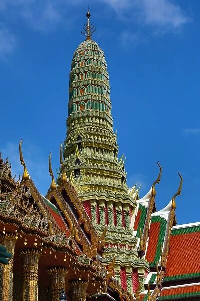 Wat Phra Kaew, Temple of the Emerald Buddha Complex, Bangkok, Thailand