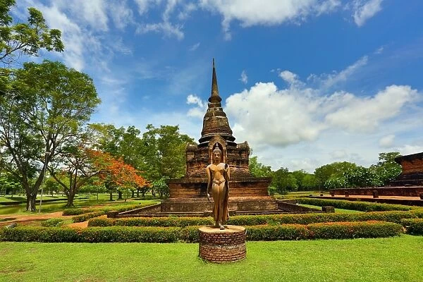 Wat Sa Si temple, Sukhotai, Thailand