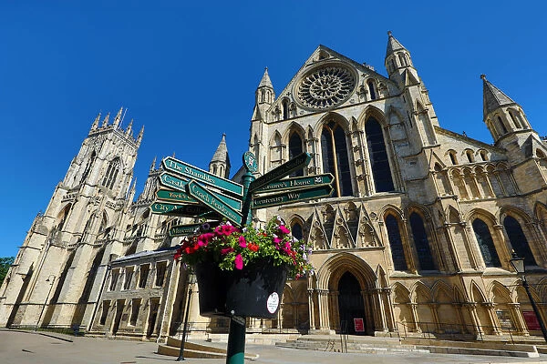 York Minster Cathedral in York, Yorkshire, England