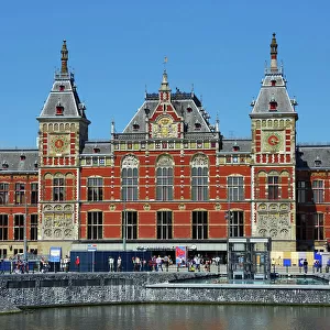 Amsterdam Central Station in Amsterdam, Holland