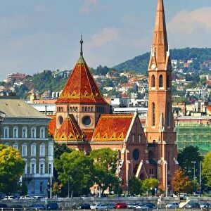 The Buda Calvinist Church in Budapest, Hungary