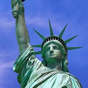 Close up of the Statue of Liberty, New York City, New York, USA