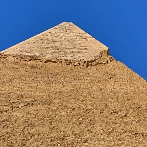 The Great Pyramid of Khufu (or Cheops) on the Giza Plateau, Cairo, Egypt